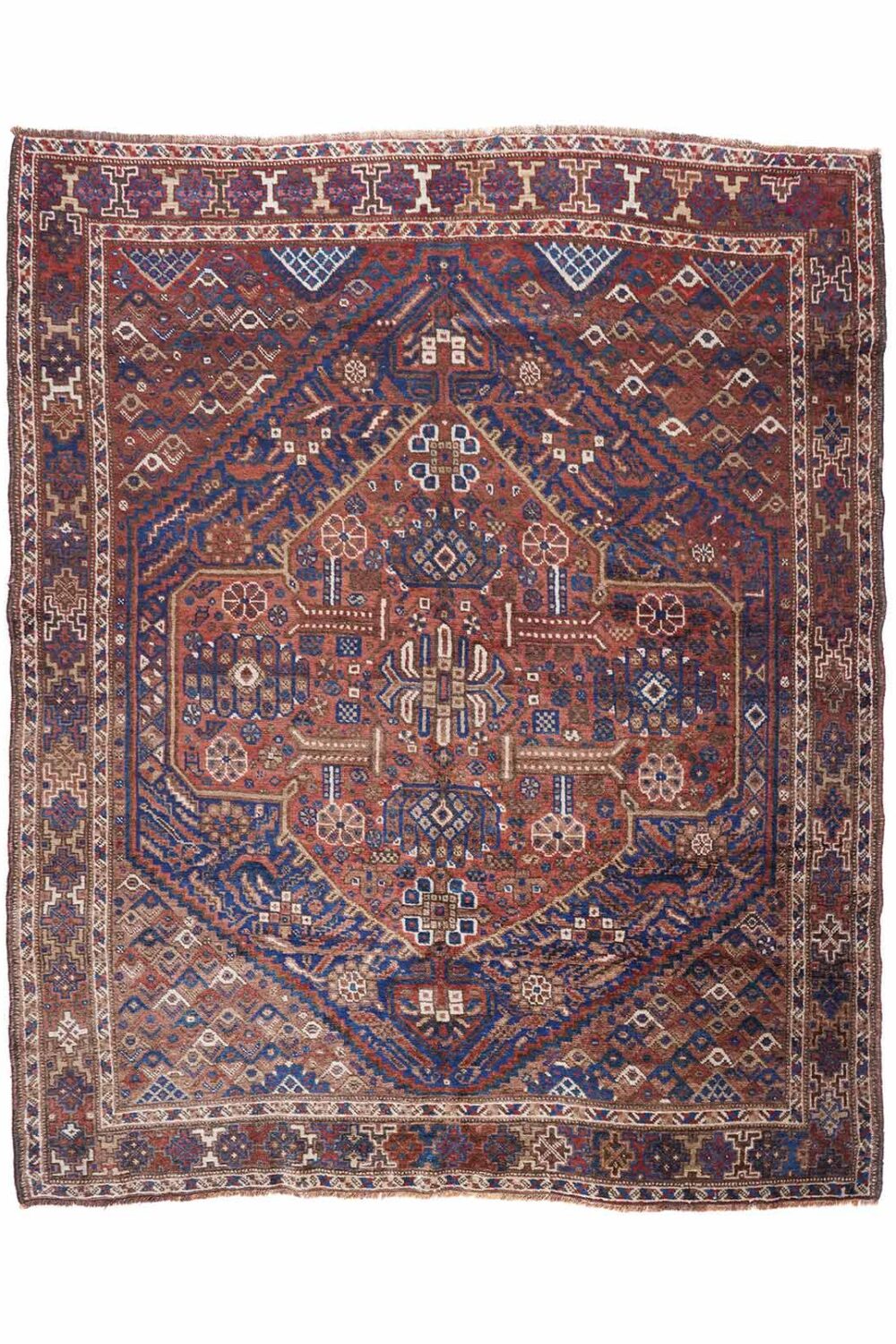 Classic Siraz Oriental Antique Wool Rug – Hand-Knotted 6.5x5 ft - Rug Turkey