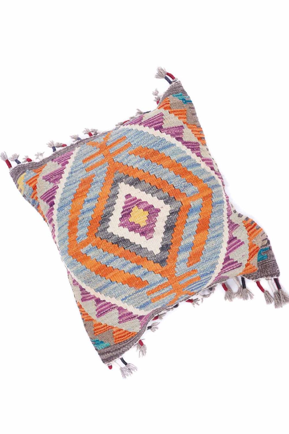 Decorative Pillows for Couch - Traditional Style Kilim Cushion 1.54x1.64 ft - Rugs Turkey