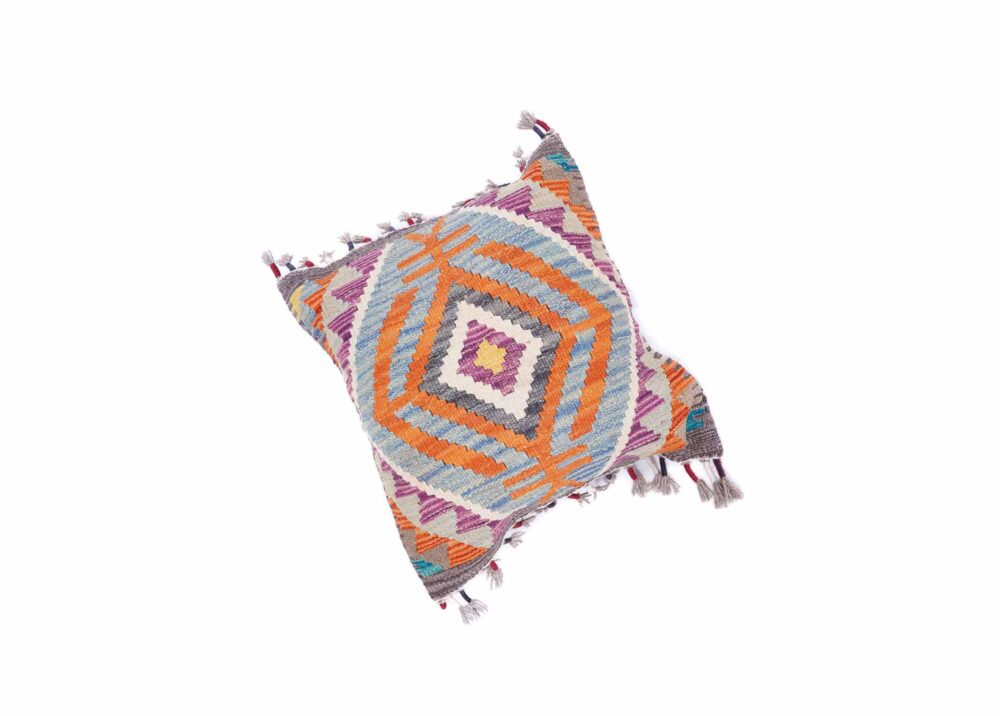 Decorative Pillows for Couch - Traditional Style Kilim Cushion 1.54x1.64 ft - Rugs Turkey