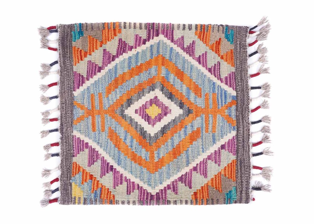 Decorative Pillows for Couch - Traditional Style Kilim Cushion 1.54x1.64 ft - Rugs Turkey