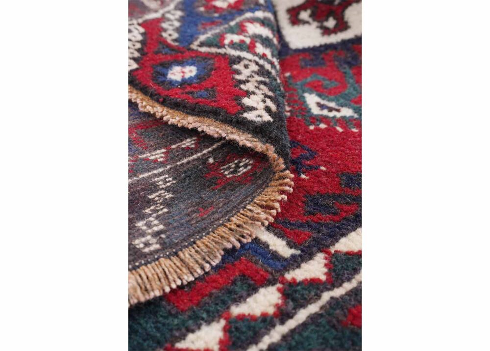 Dosemealti Semi-old Deep Red Rug Traditional 3x2 ft Hand-knotted- Rugs Turkey