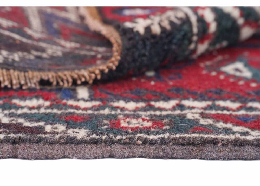 Dosemealti Semi-old Deep Red Rug Traditional 3x2 ft Hand-knotted- Rugs Turkey