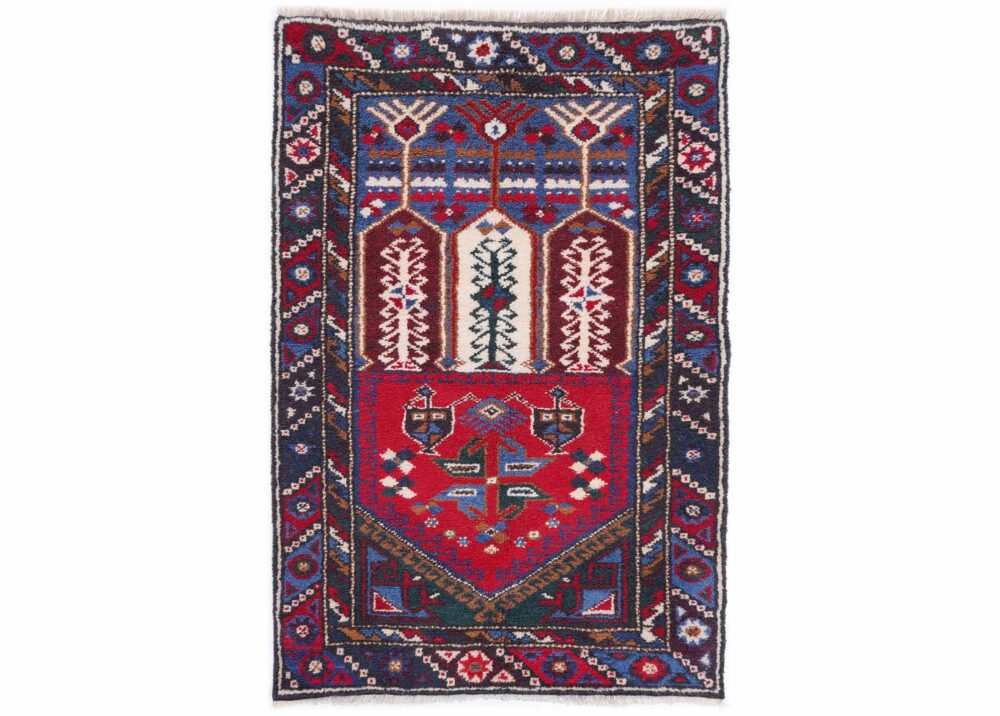 Dosemealti Traditional Wool Rugs Semi-Old 3x2 ft Hand Knotted- Rugs Turkey