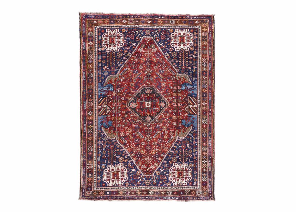 Exquisite Siraz Antique Wool Oriental Rugs – Handknotted 7.8x5.7 ft - Rug Turkey