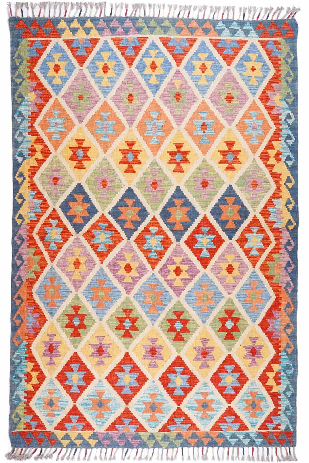 Kilim Area Carpet 6x4 ft Handwoven Classic Carpet & Flooring