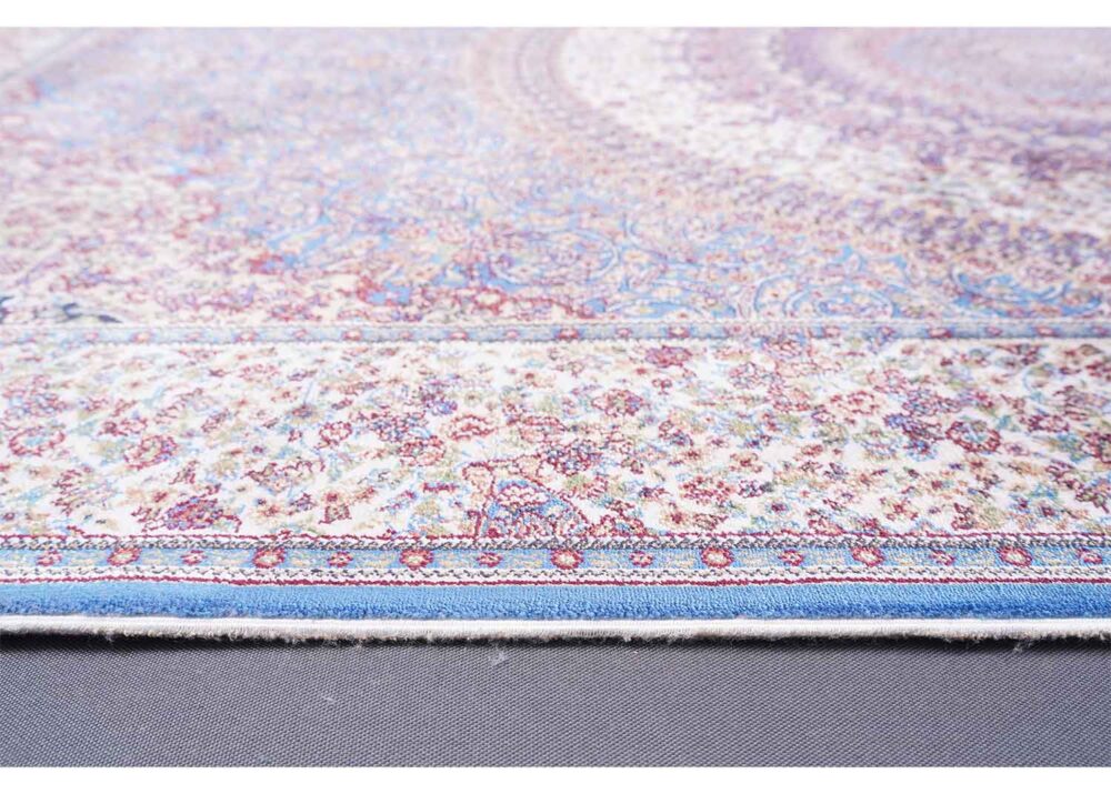 Luxury Medallion Turkish Silk Area Blue Rug 4x6 ft Low Price Area Rugs - Rugs Turkey