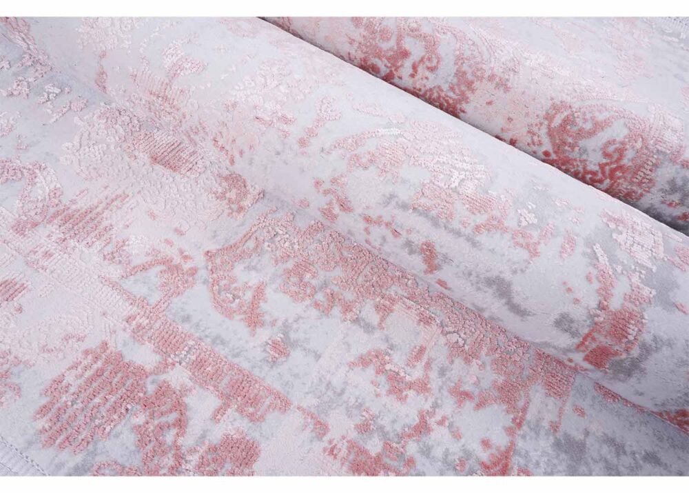 Machine Made Desire Usak Trendy Rug 6x4 ft Contemporary Pink - Rugs Turkey