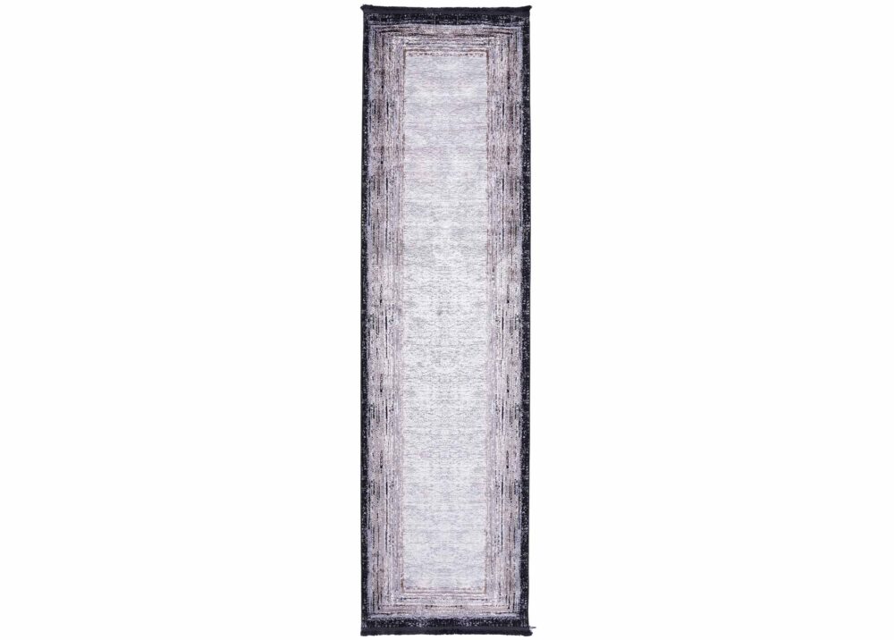 Minimalist Modern Farmhouse Table Runner 9.8x2.6 ft Bamboo-Silk - Rug Turkey