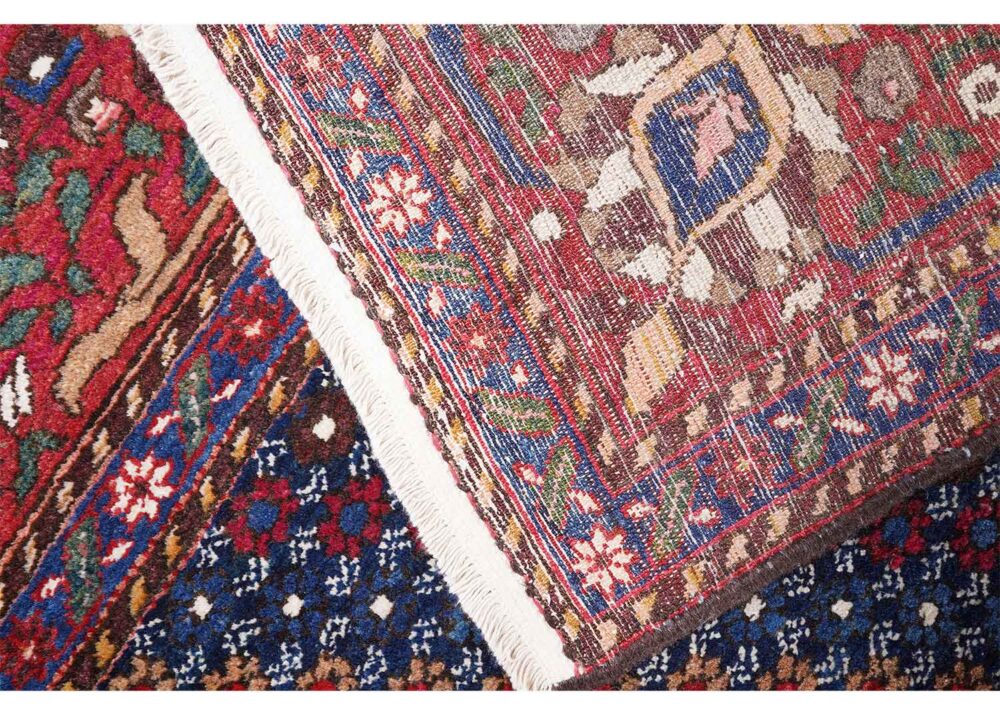 Ottoman Antique Area Rugs for Living Room, Hand-Knotted 9.8x7 ft - Rug Turkey