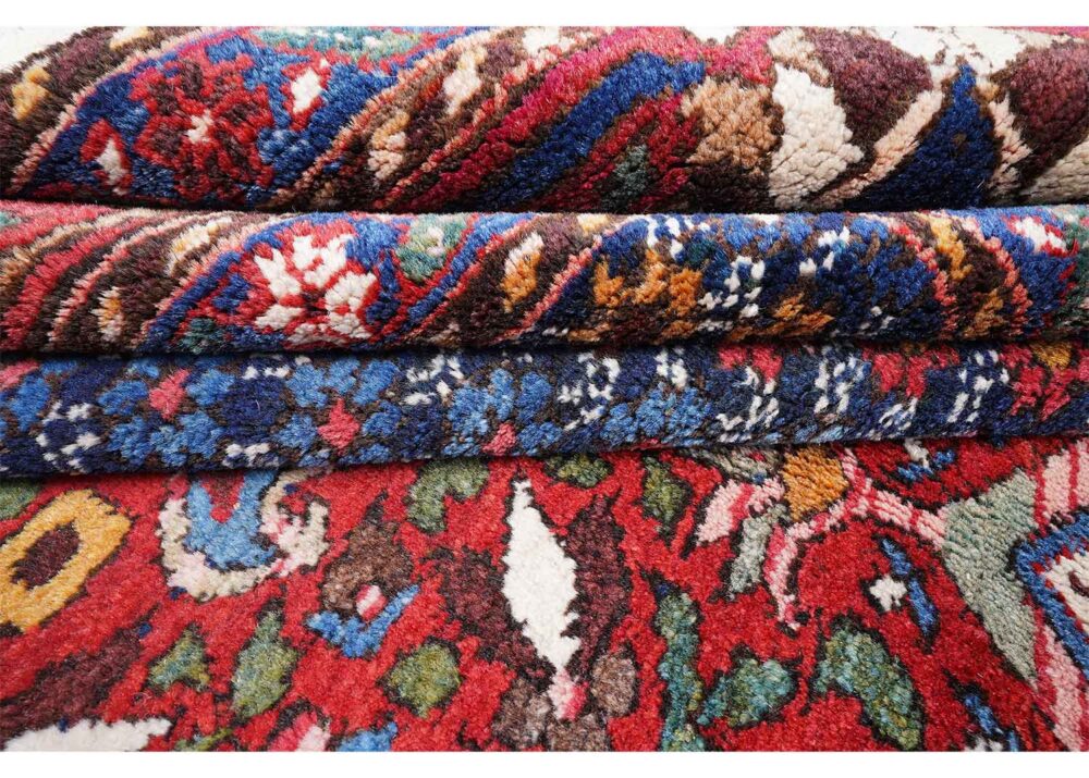 Ottoman Antique Area Rugs for Living Room, Hand-Knotted 9.8x7 ft - Rug Turkey