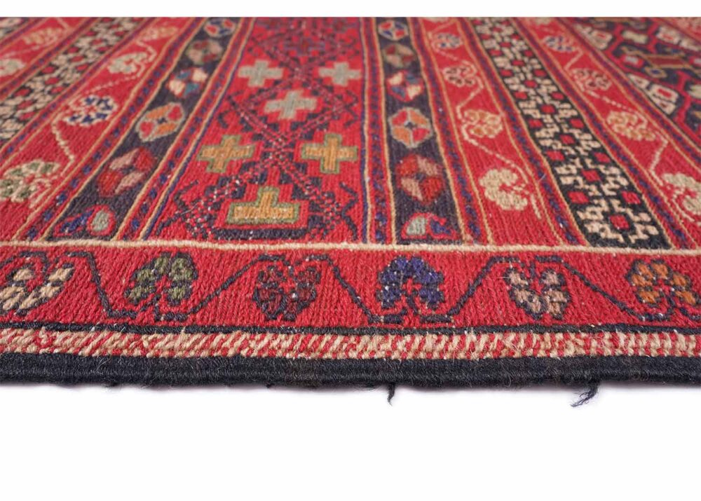 Premium Red Runner Rug for Kitchen 6.7x1.8 ft Handwoven Gigim Kilim - Rugs Turkey