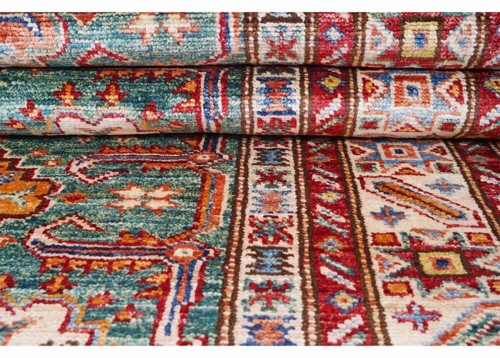 Sherwan Pictorial Rug - Hand-Knotted 5x4 ft Traditional - Rugs Turkey