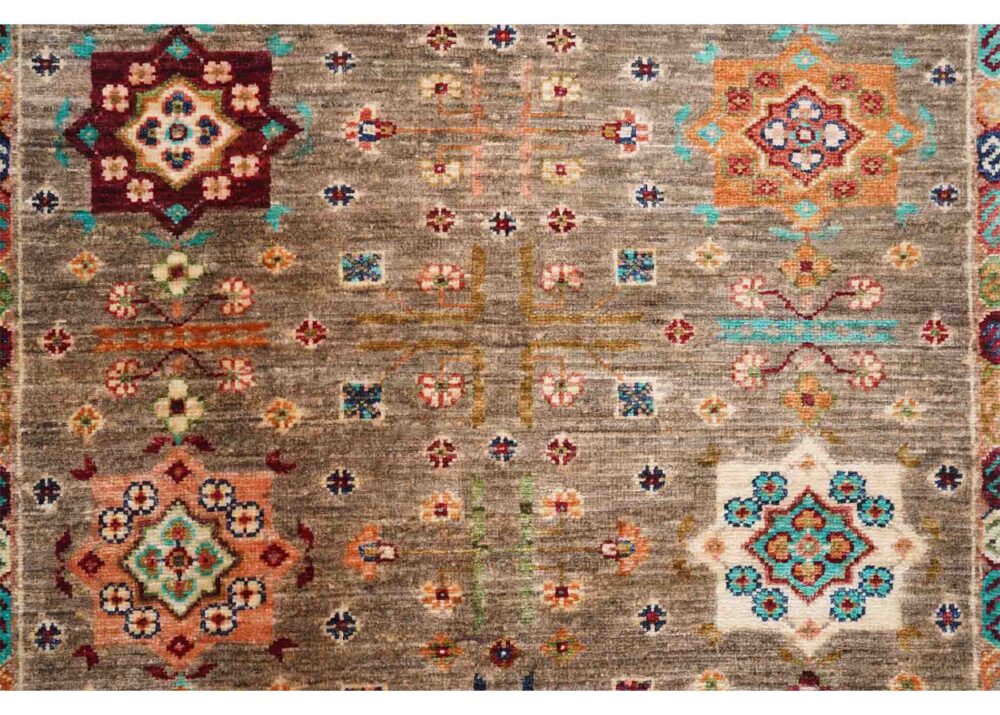 Sultani Rustic Farmhouse Runner Rug - One-of-a-Kind 8x2.5 ft Hand Knotted - Rugs Turkey