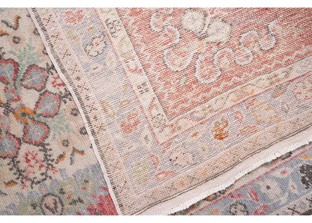 Anatolia Oriental 3 x 12 Hallway Runner Hand-Knotted Red-Beige Rug - Rugs Turkey