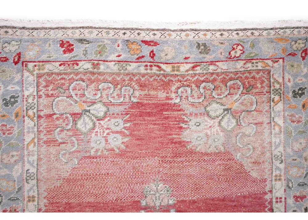 Anatolia Oriental 3 x 12 Hallway Runner Hand-Knotted Red-Beige Rug - Rugs Turkey