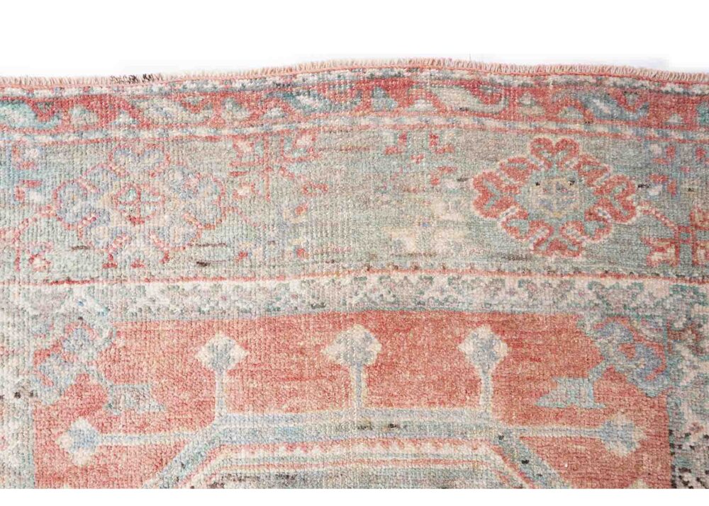 Anatolia Vintage Runners for Kitchen Hand-Knotted Red-Beige 13x12 ft - Rugs Turkey