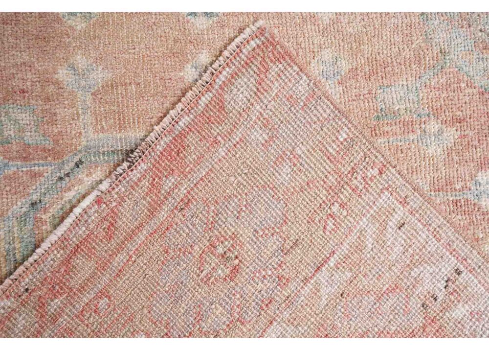 Anatolia Vintage Runners for Kitchen Hand-Knotted Red-Beige 13x12 ft - Rugs Turkey