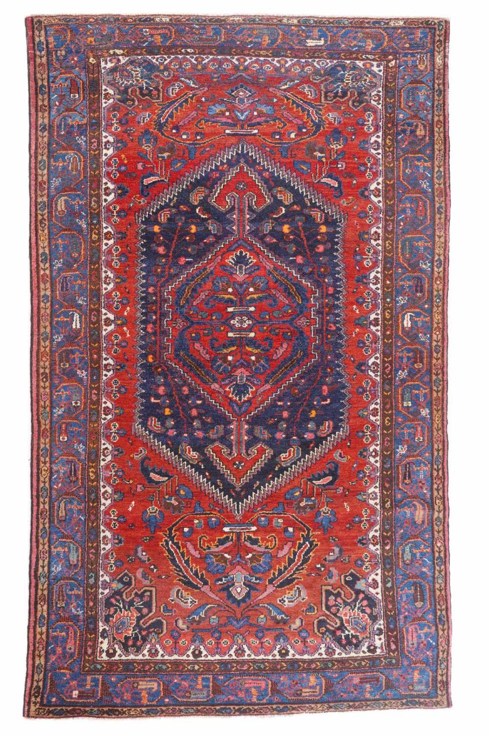 Authentic Anatolia Semi-old Hand Knotted Area Rugs Traditional 7.8x4.4 ft- Rugs Turkey