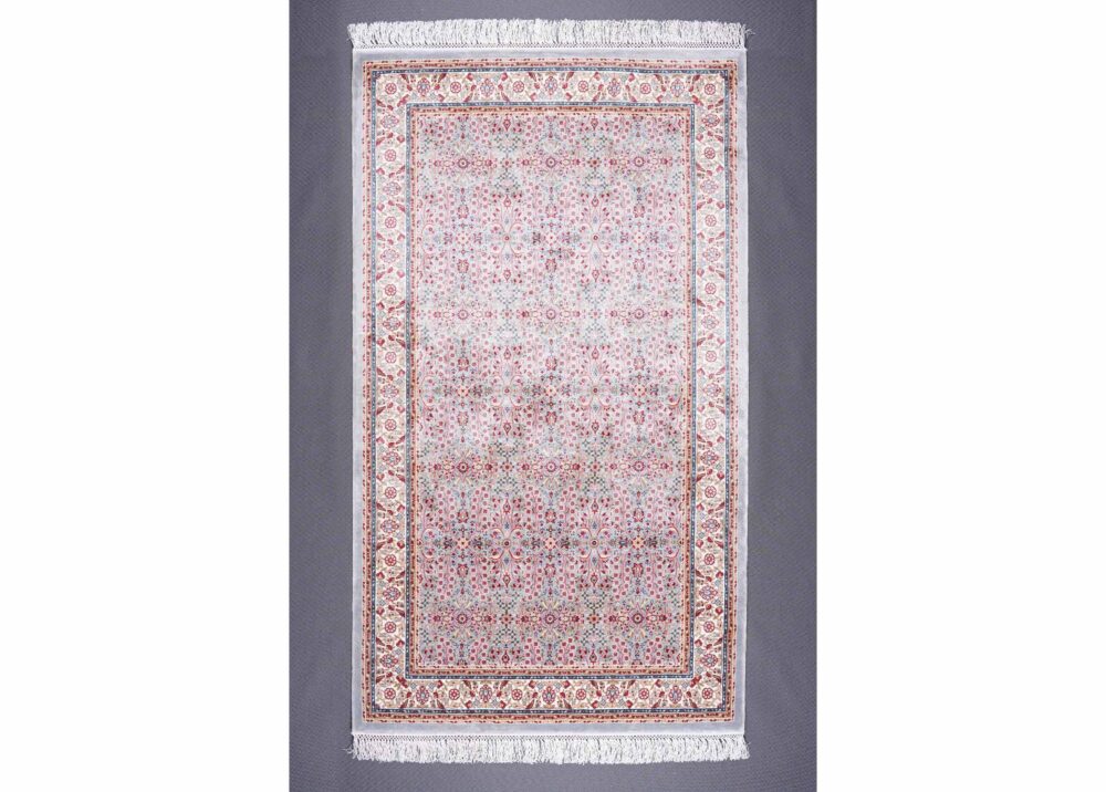 Authentic Silk Area Rugs for Bedroom Medallion 5x3 ft Floral Pattern - Rugs Turkey