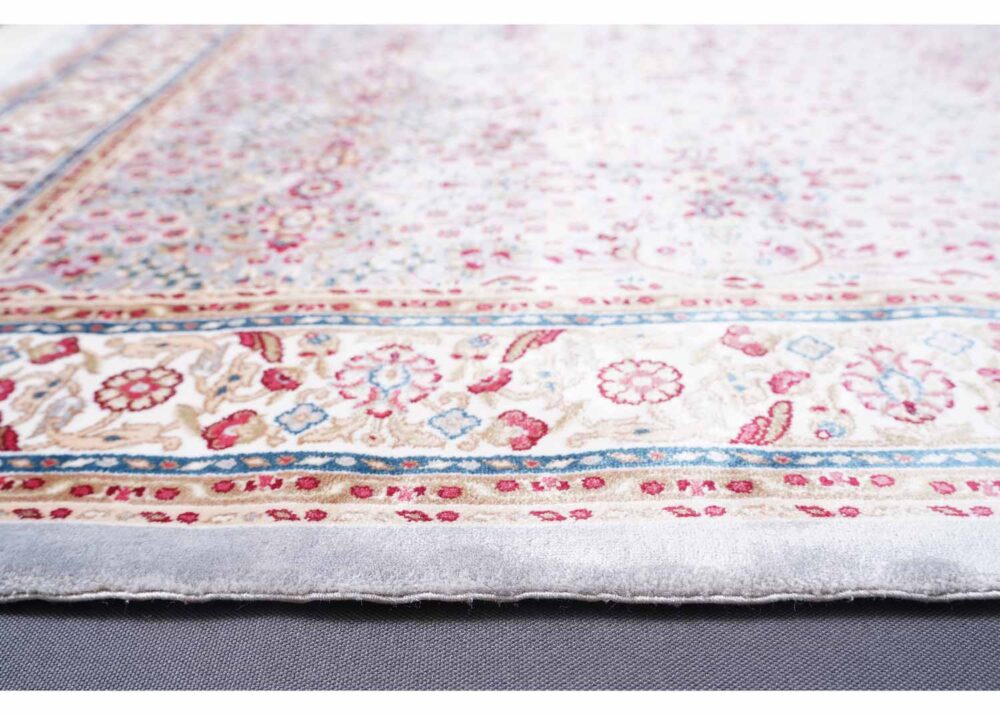 Authentic Silk Area Rugs for Bedroom Medallion 5x3 ft Floral Pattern - Rugs Turkey