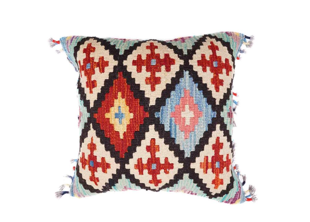 Boho Floor Pillows Cushion for Living Room - Handwoven Kilim 4Pcs - Rugs Turkey