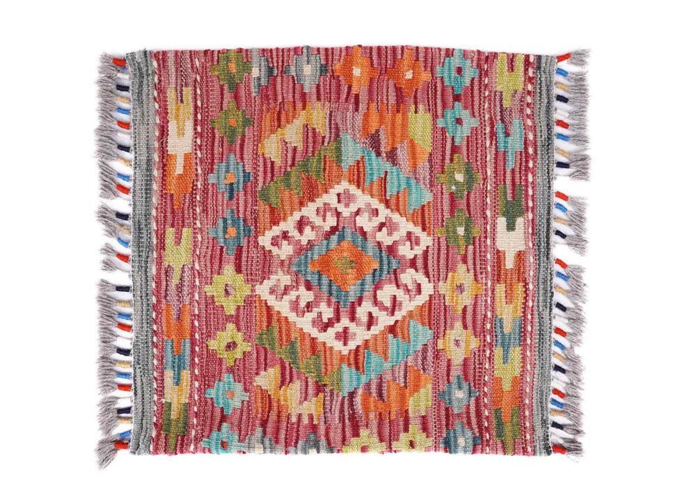 Boho Floor Pillows Cushion for Living Room - Handwoven Kilim 4Pcs - Rugs Turkey