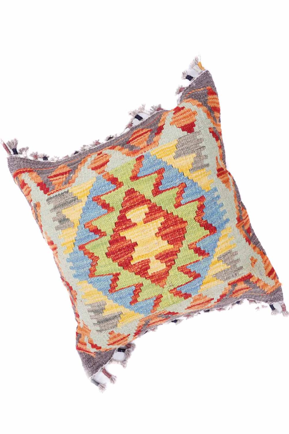 Classic 50 x 50 Cushion Sofa Pillow Handwoven Colorful Kilim - Rugs Turkey