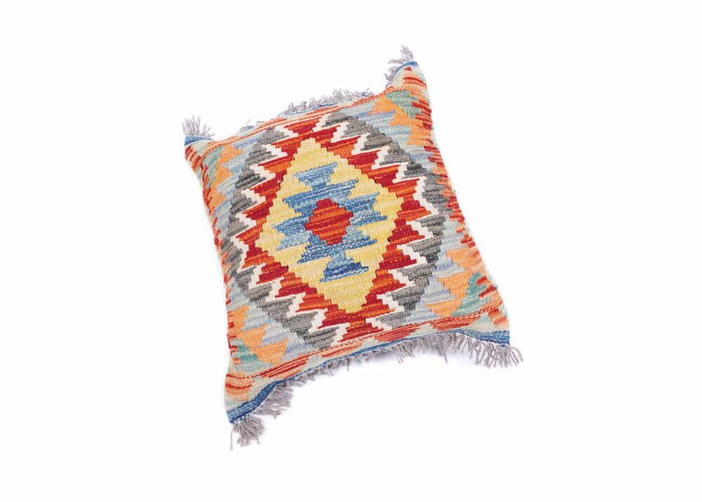 Colorful Sofa Cushions Kilim Pillow 1.48x1.64 ft Handwoven - Rugs Turkey