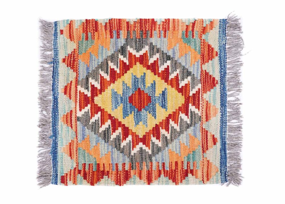 Colorful Sofa Cushions Kilim Pillow 1.48x1.64 ft Handwoven - Rugs Turkey