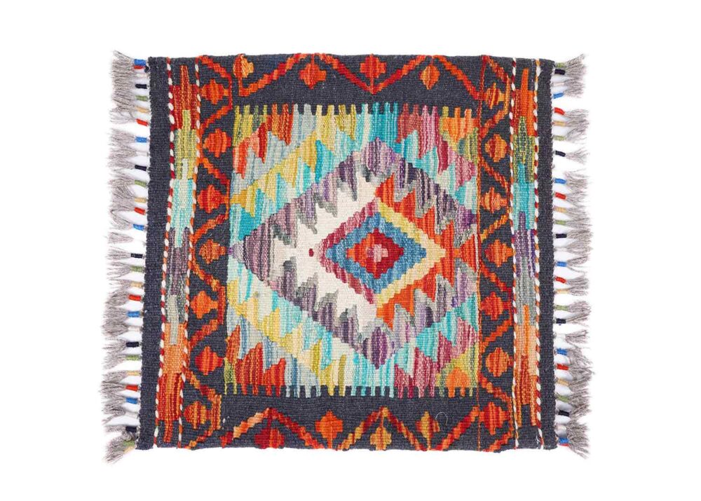 Ethnic Bohemian Set of 5 Pillows Handwoven Cushion Geometric Kilim - Rugs Turkey