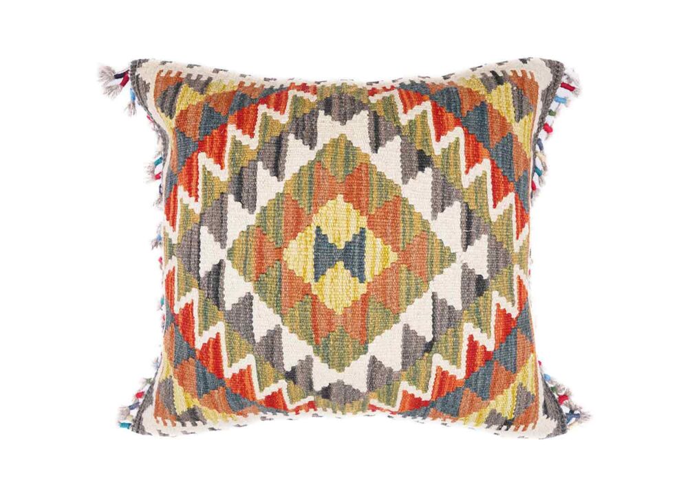 Garden Floor Cushions 5Pcs Set - Authentic Handwoven Kilim Pillow - Rugs Turkey