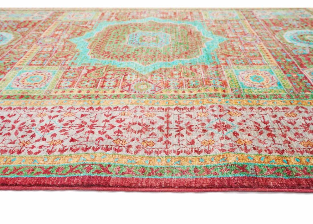 Handknotted Red Traditional Area Rug for Dining Room 5.9x4.1 ft - Rugs Turkey