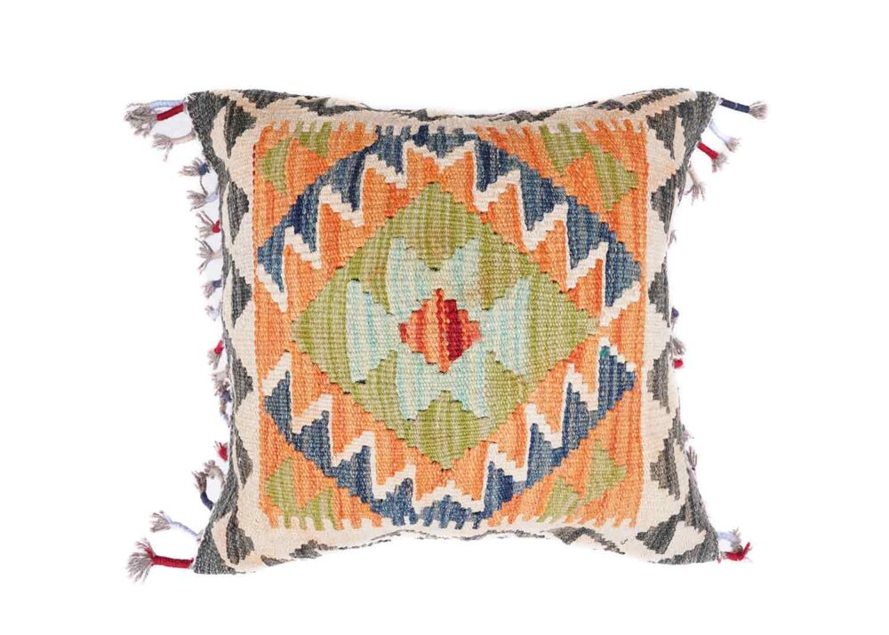 Handwoven Kilim Cushion Pillow Set of 5 Geometric Patterns - Rugs Turkey