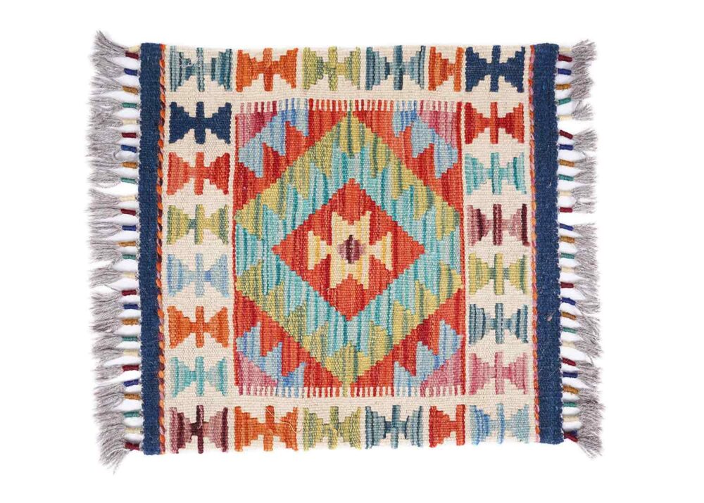 Handwoven Kilim Cushion Pillow Set of 5 Geometric Patterns - Rugs Turkey