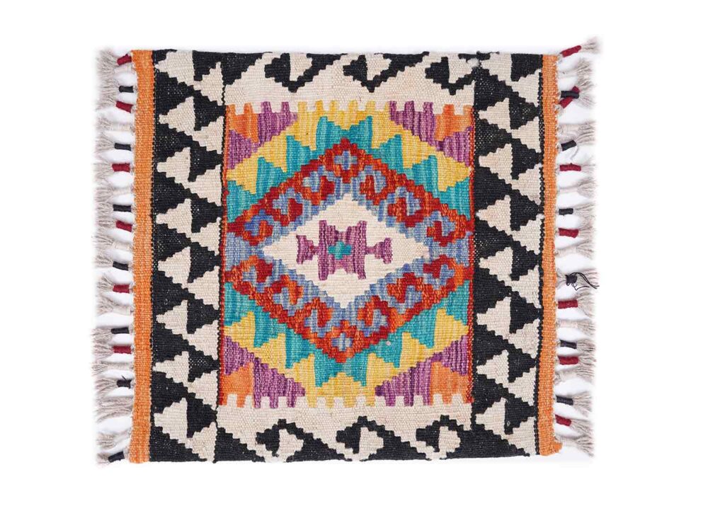 Handwoven Kilim Cushion Pillow Set of 5 Geometric Patterns - Rugs Turkey