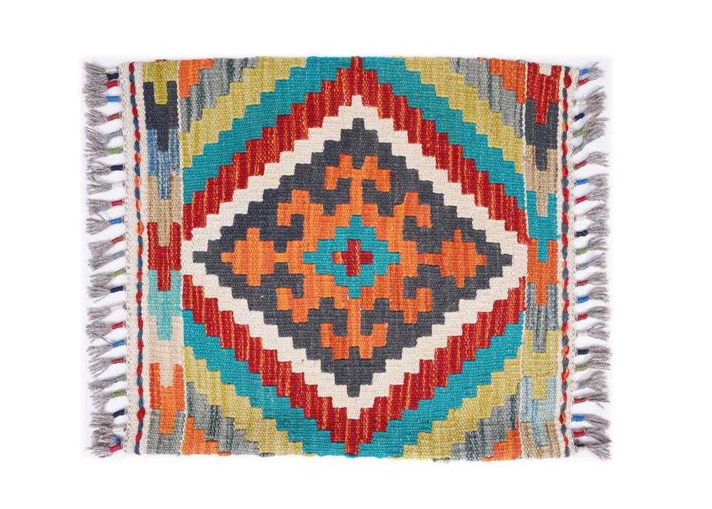 Handwoven Kilim Cushion Pillow Set of 5 Geometric Patterns - Rugs Turkey