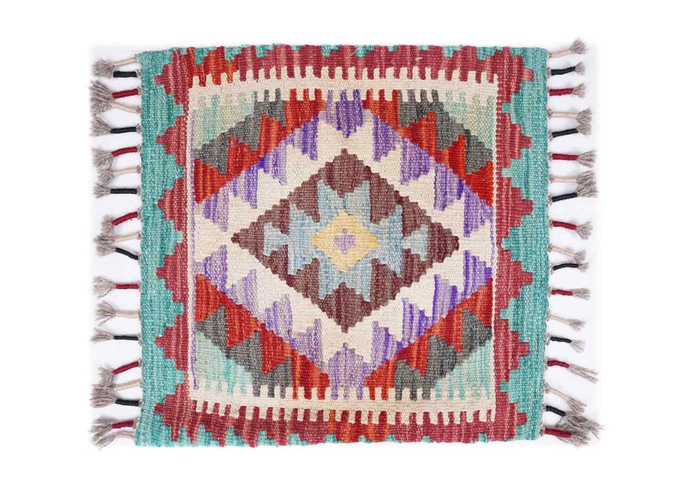 Handwoven Kilim Cushion Pillow Set of 5 Geometric Patterns - Rugs Turkey