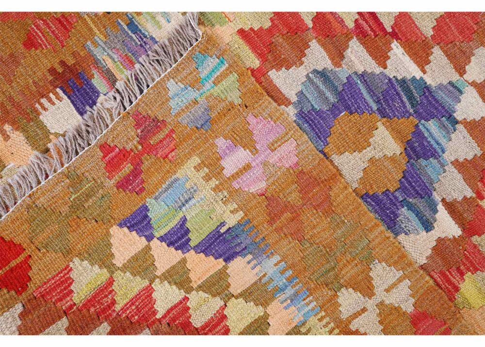 Accent Kilim 3x5 Area Rugs Handwoven with Wool & Wool - Rugs Turkey