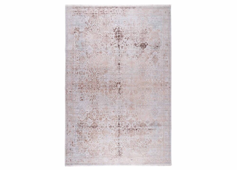 High-End Aspendos Modern Abstract Rug 6.5x9.5 ft Bronze-Grey - Rugs Turkey