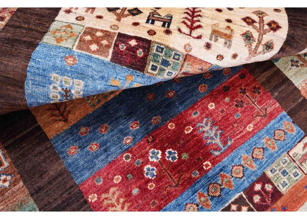 High-Quality Sultani Fall Table Runner for Farmhouse Decor 7.8x2.7 ft Handknotted - Rugs Turkey