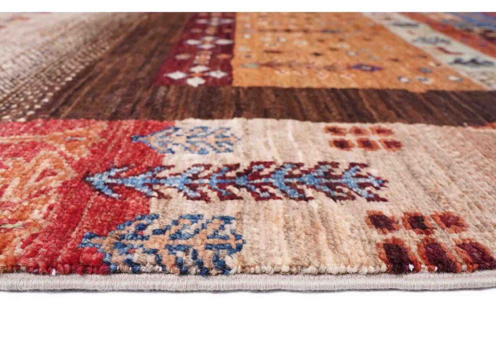 High-Quality Sultani Fall Table Runner for Farmhouse Decor 7.8x2.7 ft Handknotted - Rugs Turkey