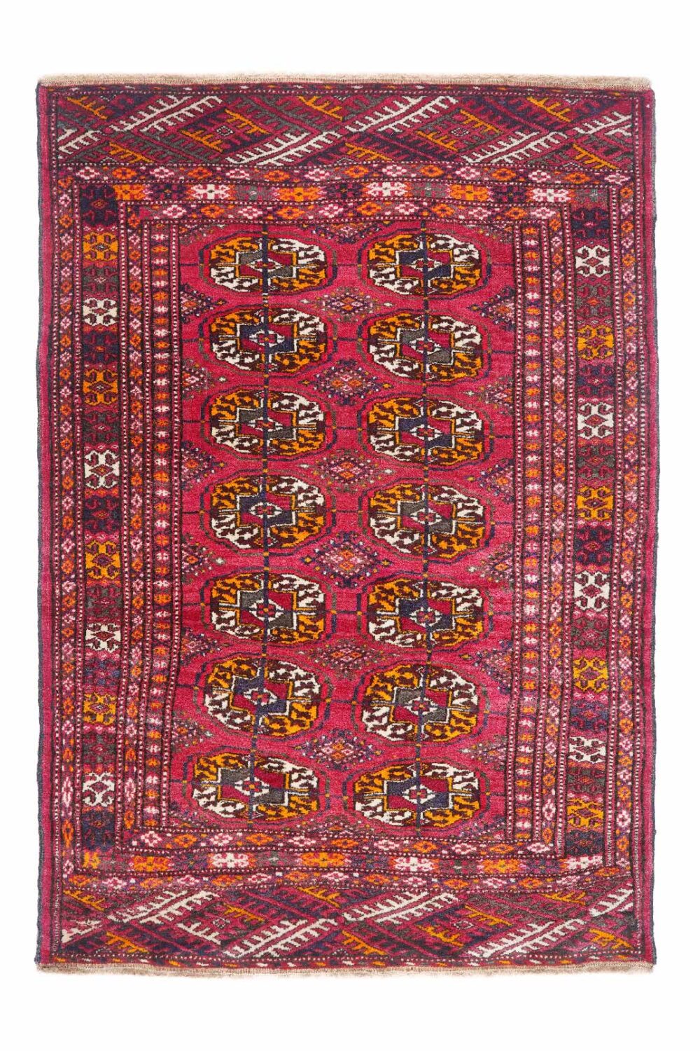 High-end Traditional Bokhara Wool Rugs for Sale 4x2.8 ft - Semi-old - Rugs Turkey