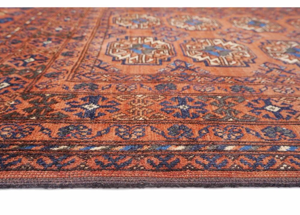 Kayseri Floral Brown and Beige Area Rug Traditional 5.8x4 ft- Rugs Turkey