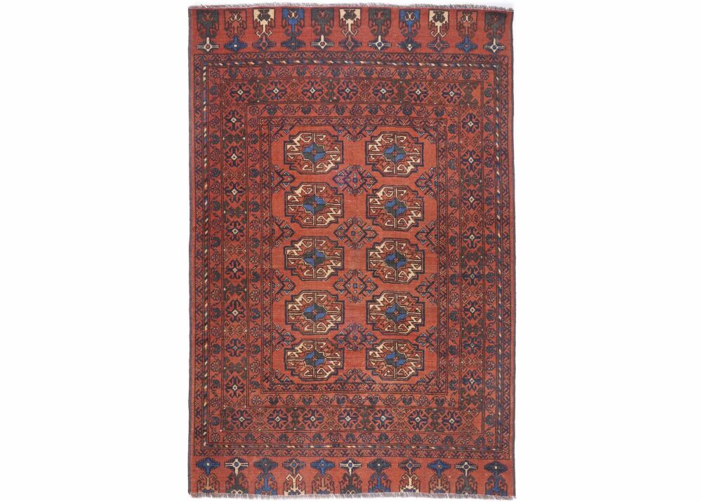 Kayseri Floral Brown and Beige Area Rug Traditional 5.8x4 ft- Rugs Turkey