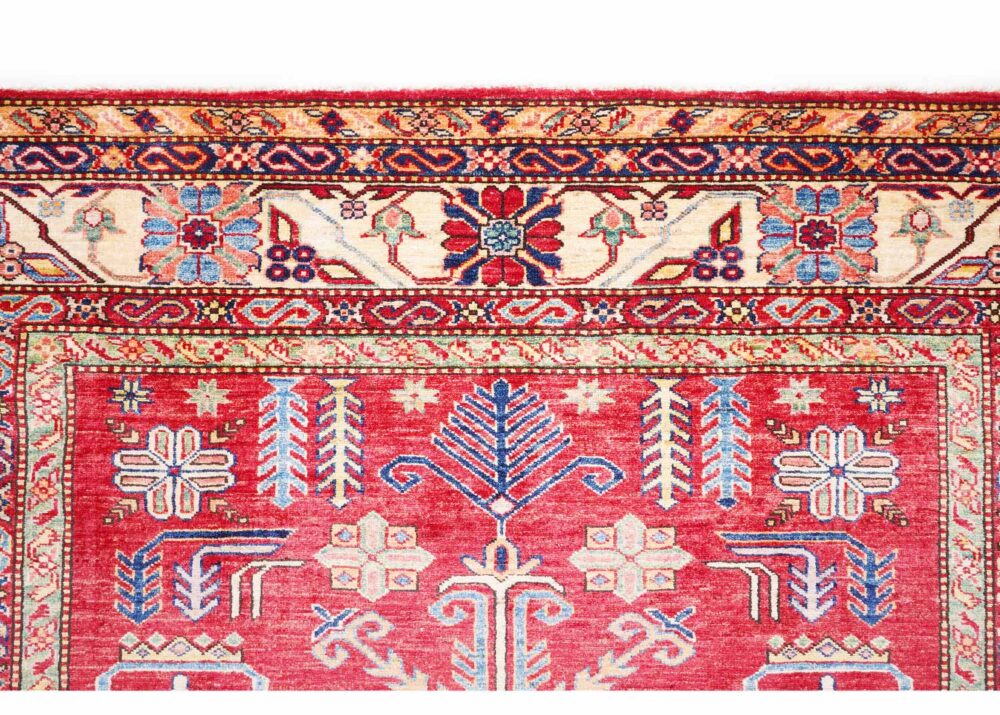 Luxury Sherwan Red and Beige Area Rug 8x5.7 ft Traditional - Rugs Turkey