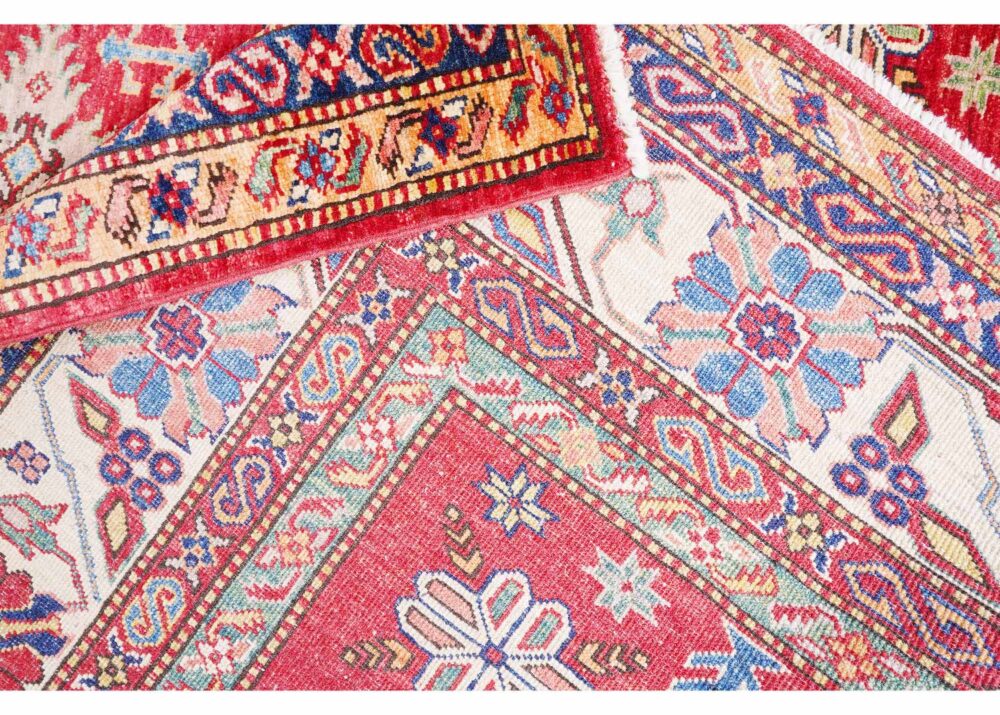 Luxury Sherwan Red and Beige Area Rug 8x5.7 ft Traditional - Rugs Turkey