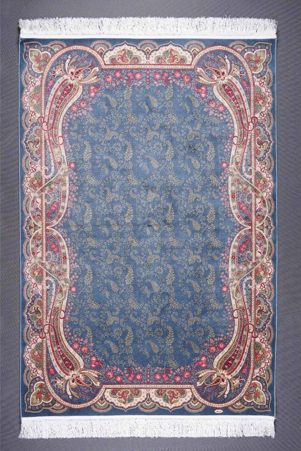 Medallion Bamboo-Silk Area Rugs Floral Pattern 5x3 ft - Rugs Turkey