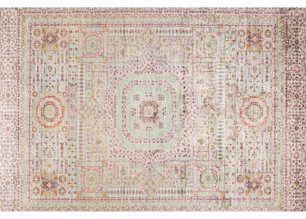 Memluk Traditional Area Rugs for Dining Room Handknotted 7.7x6 ft - Rugs Turkey