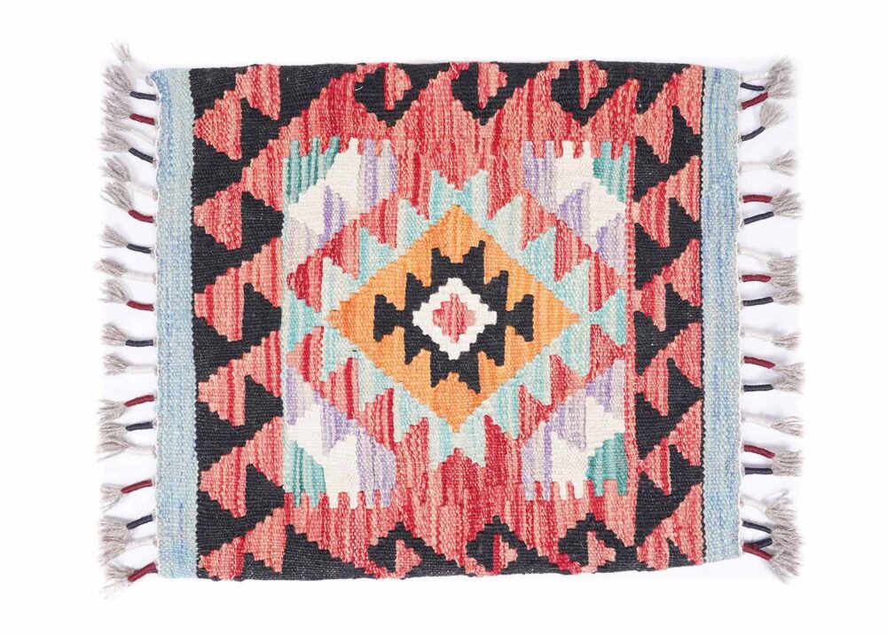 Outdoor Fall Pillows Handwoven Kilim Cushion 1.48x1.64 ft - Rugs Turkey