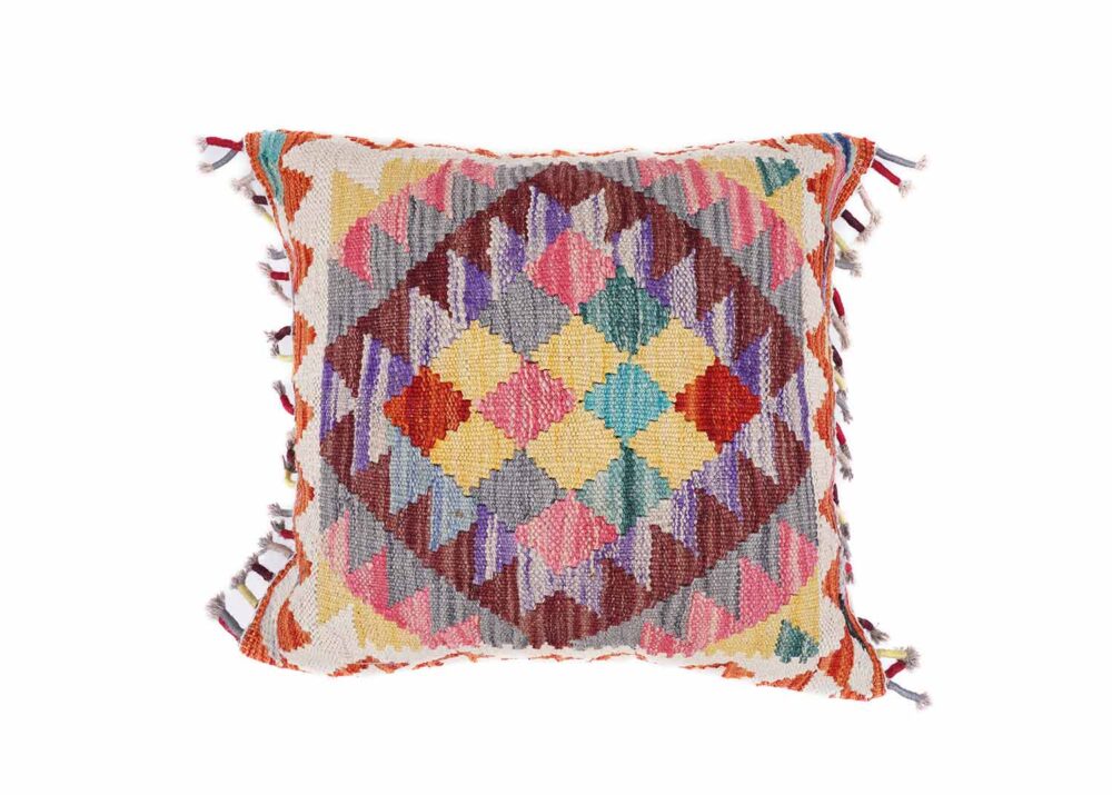 Pack of 4 Authentic Kilim Cushions and Pillows - Handwoven - Rugs Turkey